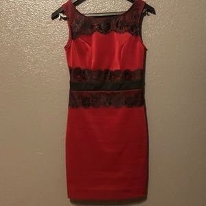 Sexy deep red cocktail dress Size M